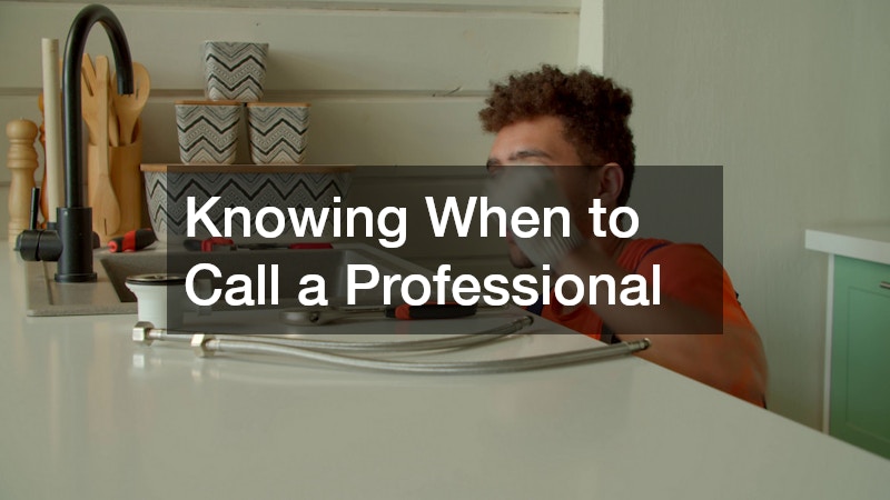 Knowing When to Call a Professional