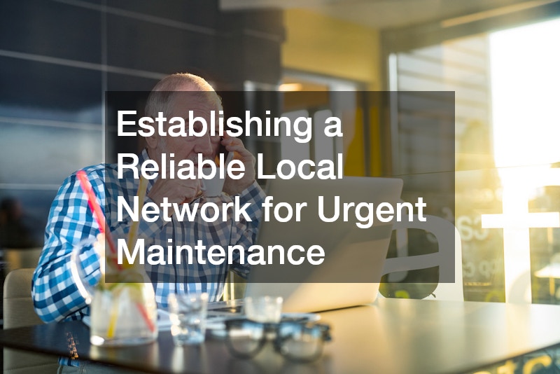 Establishing a Reliable Local Network for Urgent Maintenance