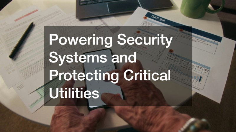 Powering Security Systems and Protecting Critical Utilities