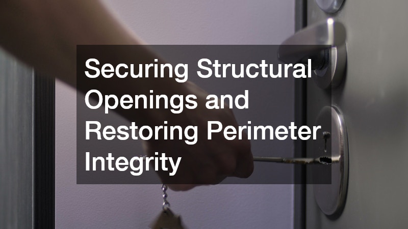 Securing Structural Openings and Restoring Perimeter Integrity