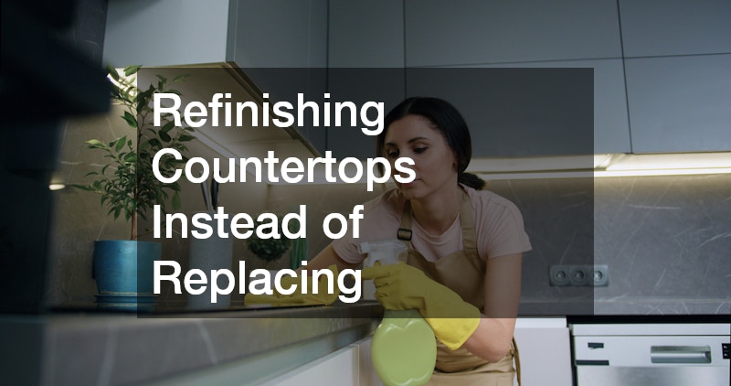 Refinishing Countertops Instead of Replacing