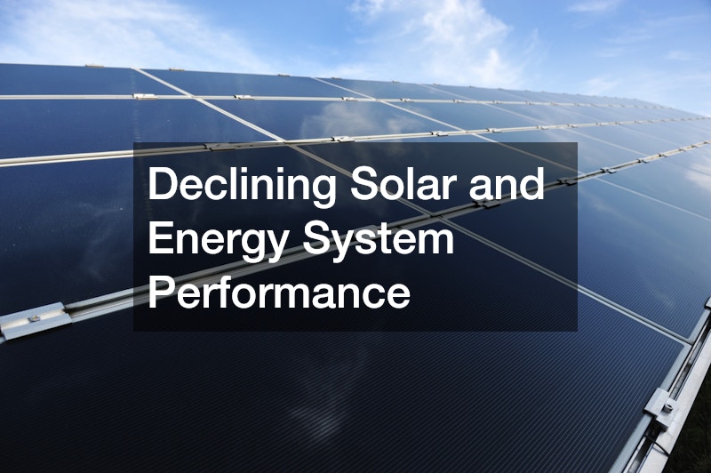Declining Solar and Energy System Performance