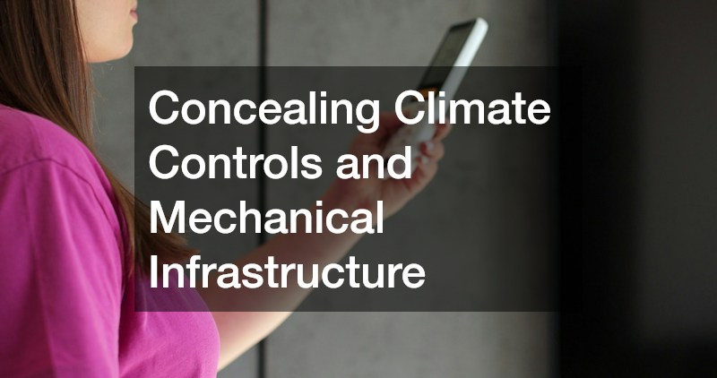 Concealing Climate Controls and Mechanical Infrastructure