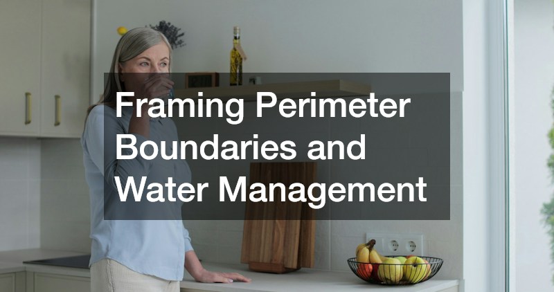 Framing Perimeter Boundaries and Water Management