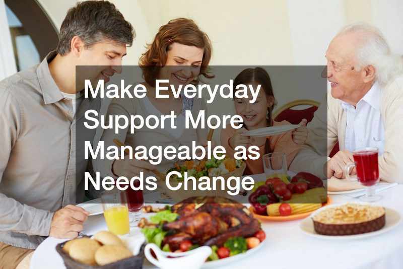 Make Everyday Support More Manageable as Needs Change