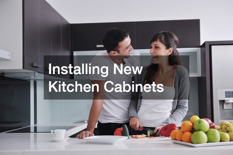 Installing New Kitchen Cabinets