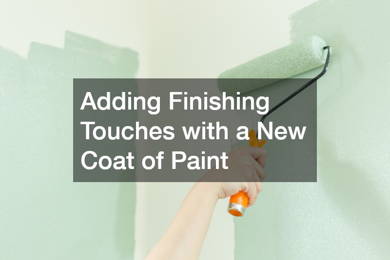 Adding Finishing Touches with a New Coat of Paint
