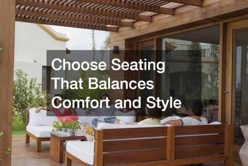Choose Seating That Balances Comfort and Style