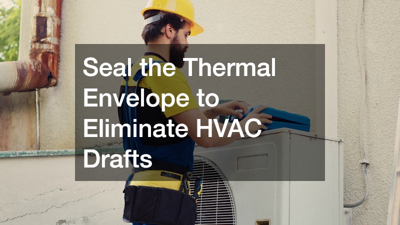 Seal the Thermal Envelope to Eliminate HVAC Drafts