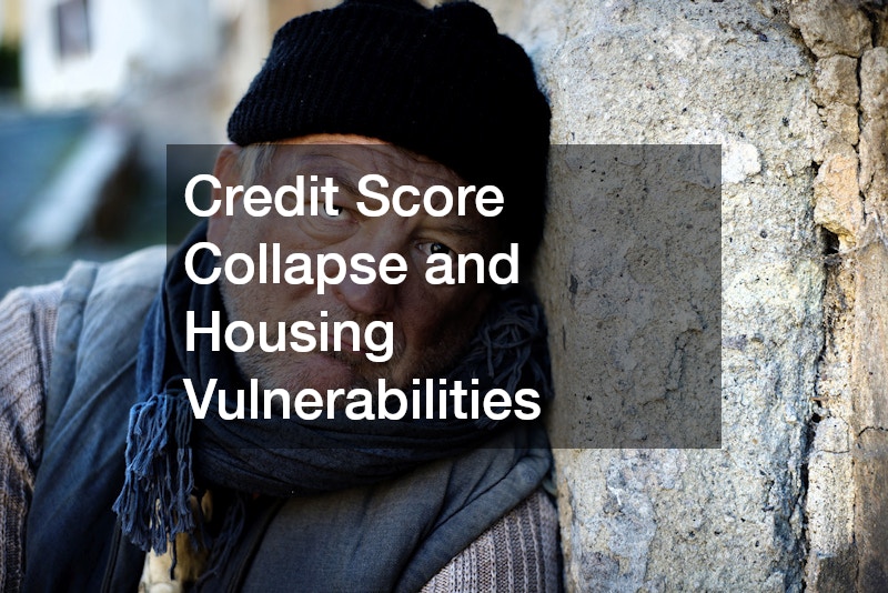 Credit Score Collapse and Housing Vulnerabilities