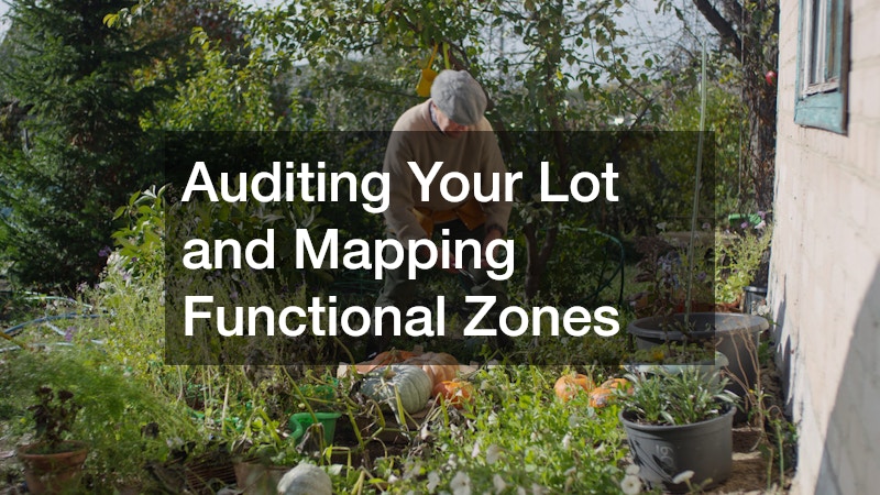 Auditing Your Lot and Mapping Functional Zones