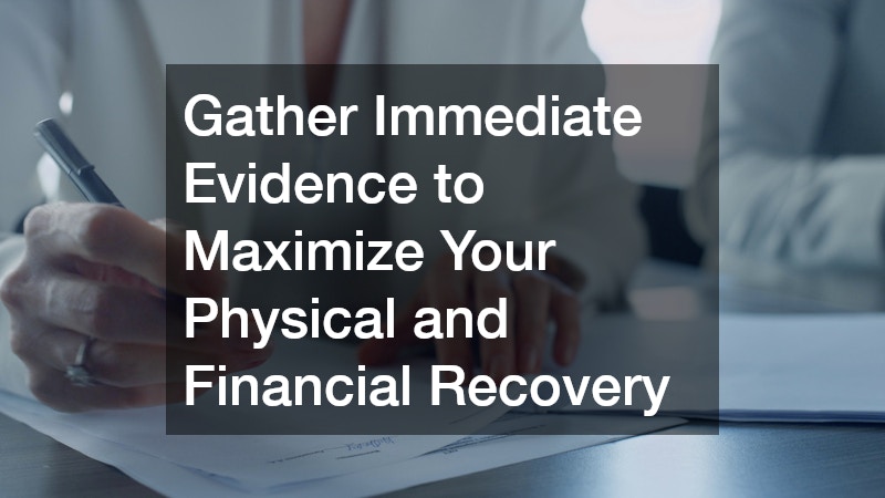 Gather Immediate Evidence to Maximize Your Physical and Financial Recovery