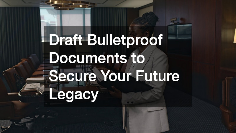 Draft Bulletproof Documents to Secure Your Future Legacy