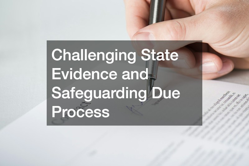 Challenging State Evidence and Safeguarding Due Process