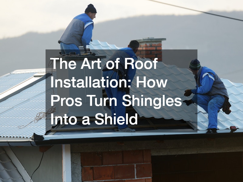 The Art of Roof Installation: How Pros Turn Shingles Into a Shield