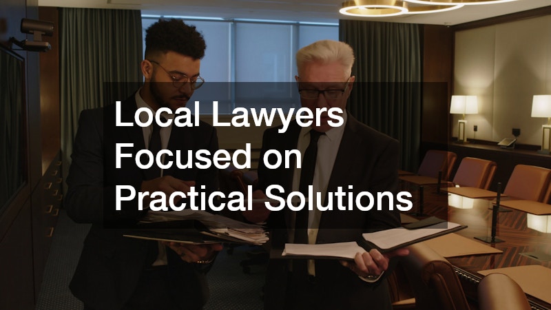 Local Lawyers Focused on Practical Solutions