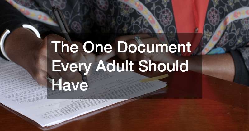 The One Document Every Adult Should Have