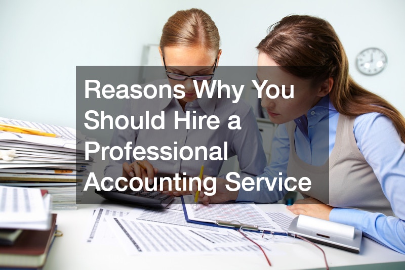 Reasons Why You Should Hire a Professional Accounting Service