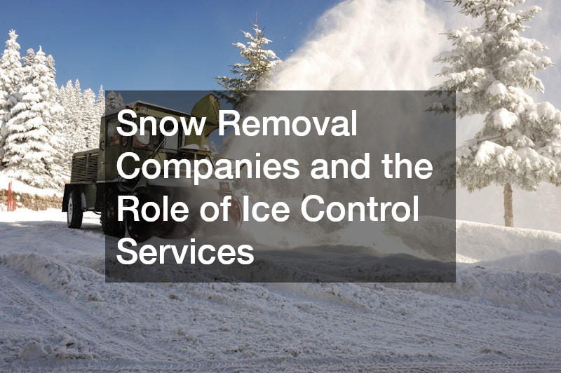 Snow Removal Companies and the Role of Ice Control Services