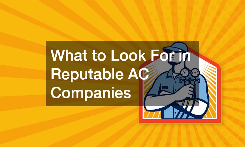 What to Look For in Reputable AC Companies