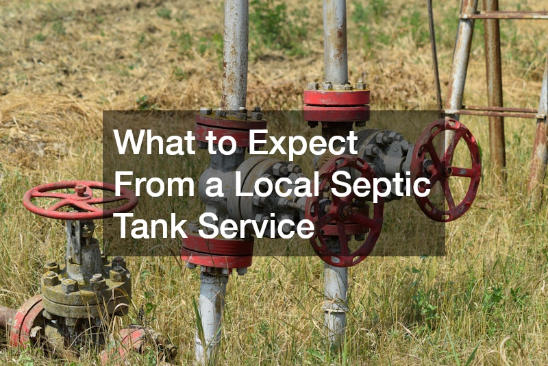 What to Expect From a Local Septic Tank Service