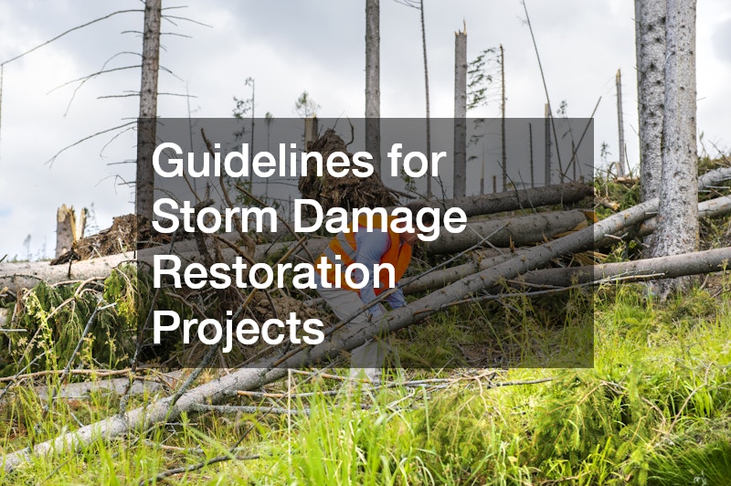 Guidelines for Storm Damage Restoration Projects