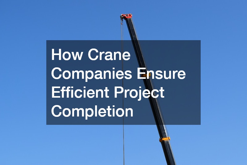How Crane Companies Ensure Efficient Project Completion