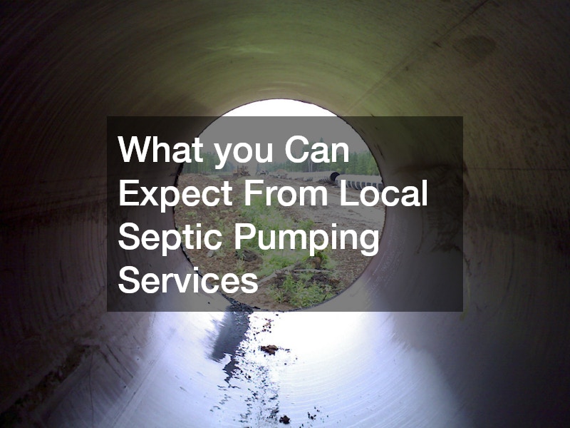What you Can Expect From Local Septic Pumping Services