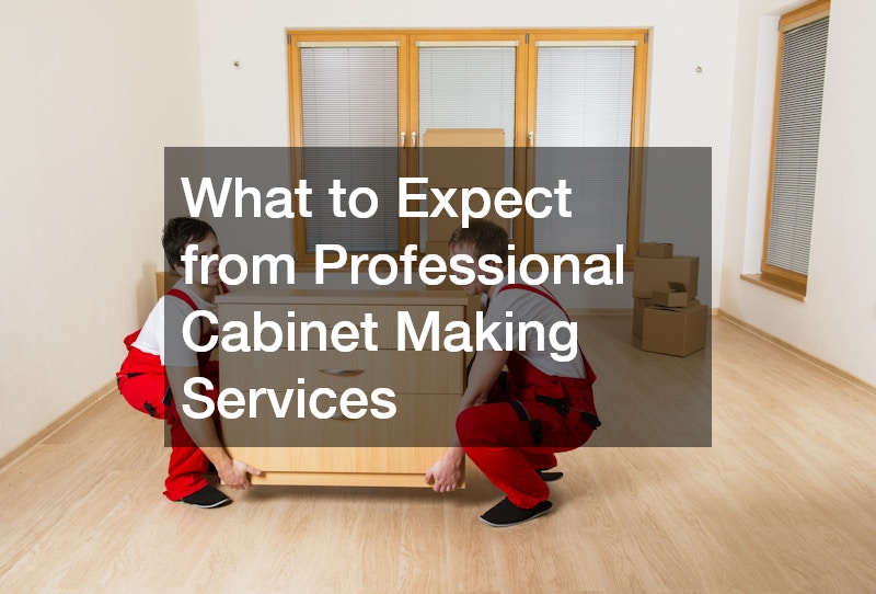 What to Expect from Professional Cabinet Making Services