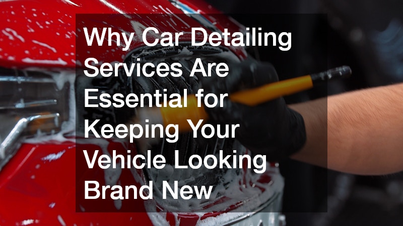 Why Car Detailing Services Are Essential for Keeping Your Vehicle Looking Brand New