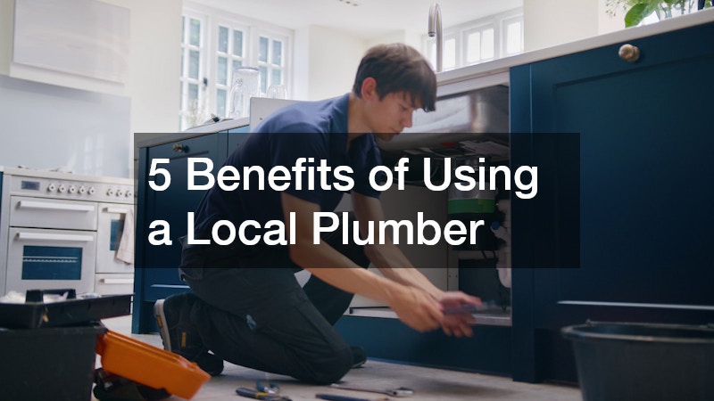 5 Benefits of Using a Local Plumber