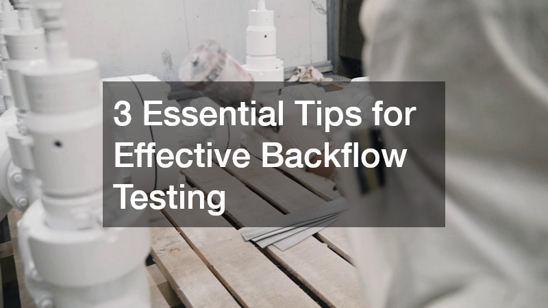 3 Essential Tips for Effective Backflow Testing