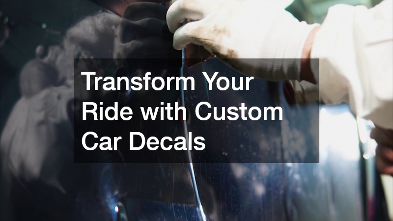 Transform Your Ride with Custom Car Decals
