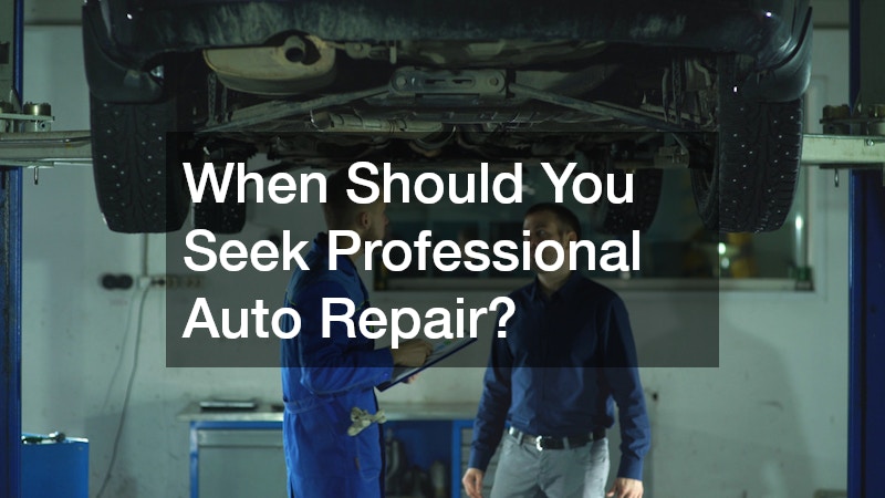 When Should You Seek Professional Auto Repair?
