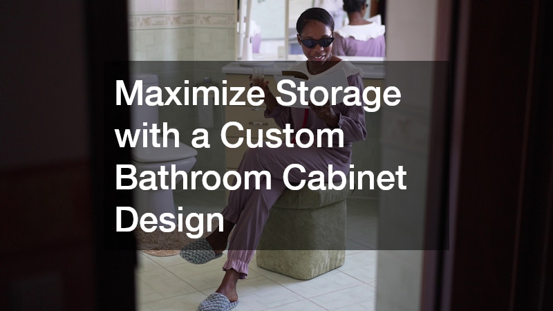 Maximize Storage with a Custom Bathroom Cabinet Design
