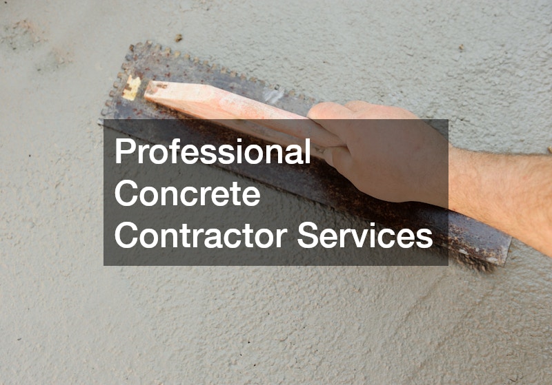 Professional Concrete Contractor Services