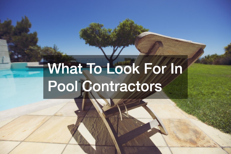 What To Look For In Pool Contractors