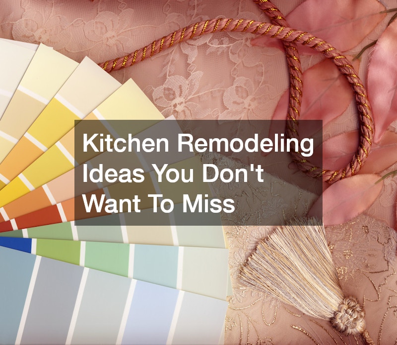 Kitchen Remodeling Ideas You Don