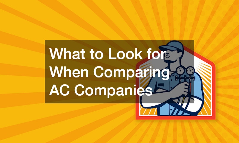What to Look for When Comparing AC Companies