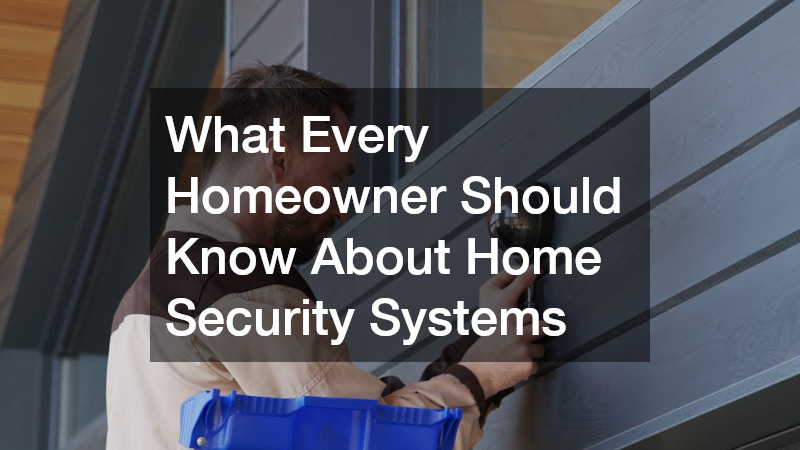 What Every Homeowner Should Know About Home Security Systems