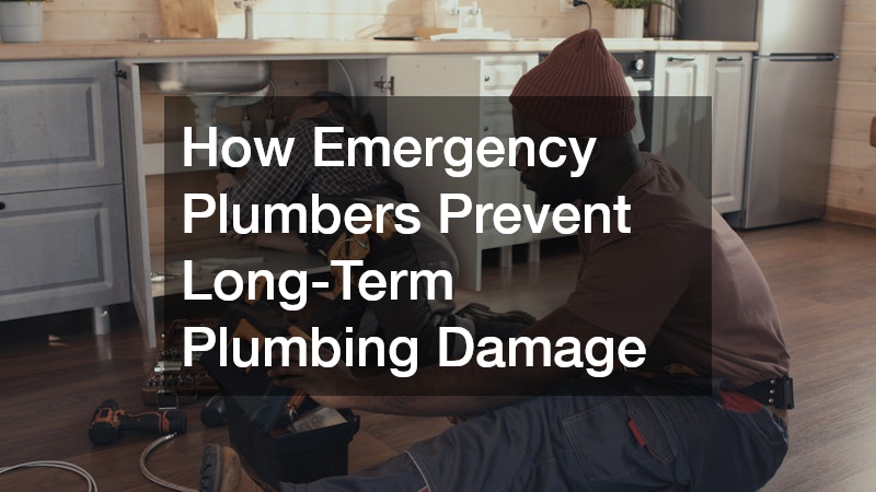 How Emergency Plumbers Prevent Long-Term Plumbing Damage