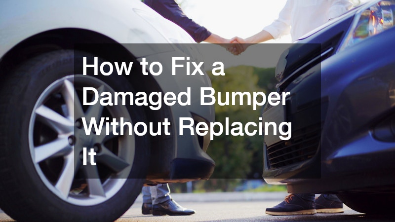 How to Fix a Damaged Bumper Without Replacing It
