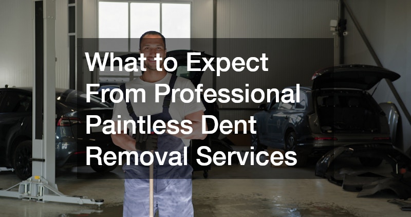 What to Expect From Professional Paintless Dent Removal Services