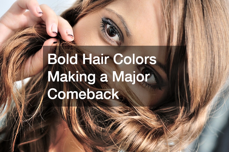 Bold Hair Colors Making a Major Comeback