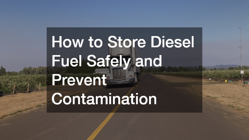 How to Store Diesel Fuel Safely and Prevent Contamination
