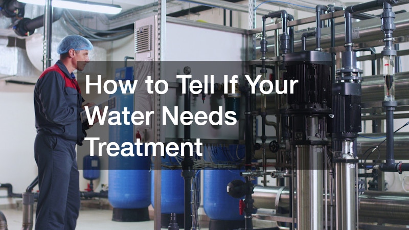 How to Tell If Your Water Needs Treatment