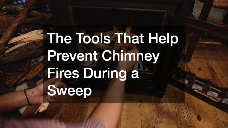 The Tools That Help Prevent Chimney Fires During a Sweep