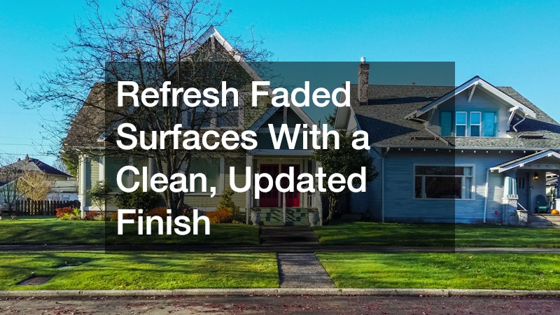 Refresh Faded Surfaces With a Clean, Updated Finish