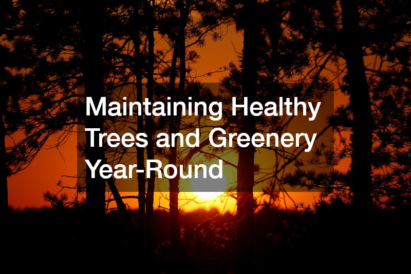 Maintaining Healthy Trees and Greenery Year-Round