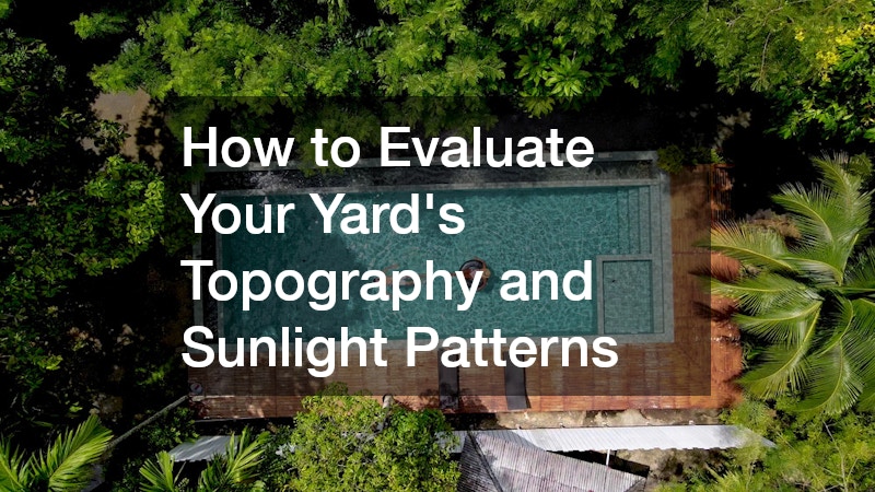 How to Evaluate Your Yard’s Topography and Sunlight Patterns